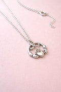 Handmade Celtic claddagh necklace