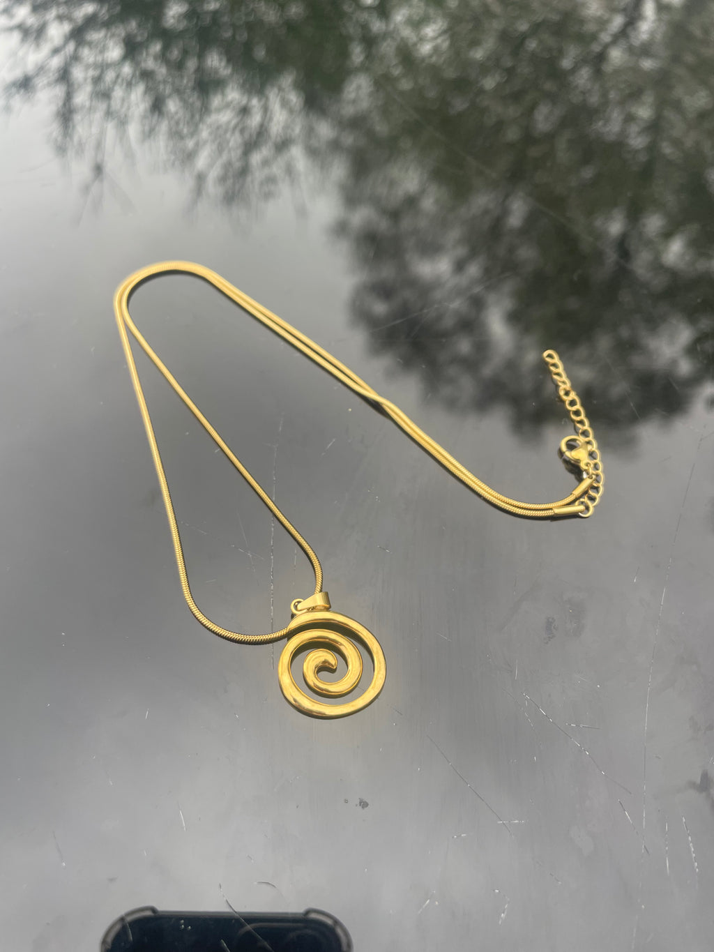 Handmade Celtic spiral necklace 2