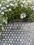 Handmade triskelion earrings