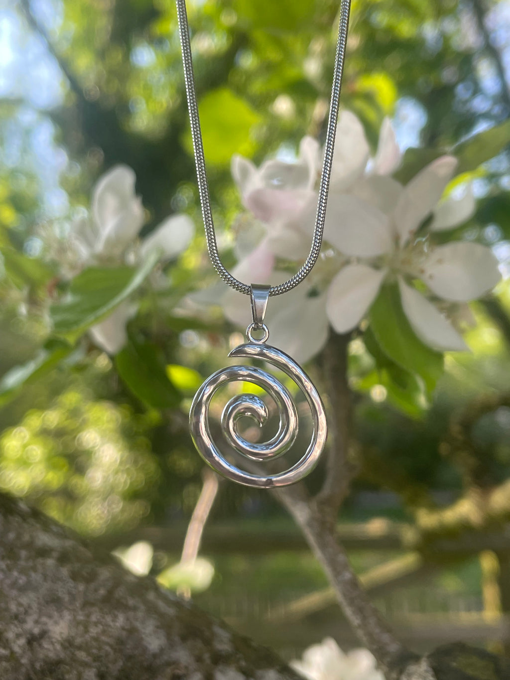 Handmade Celtic spiral necklace 2