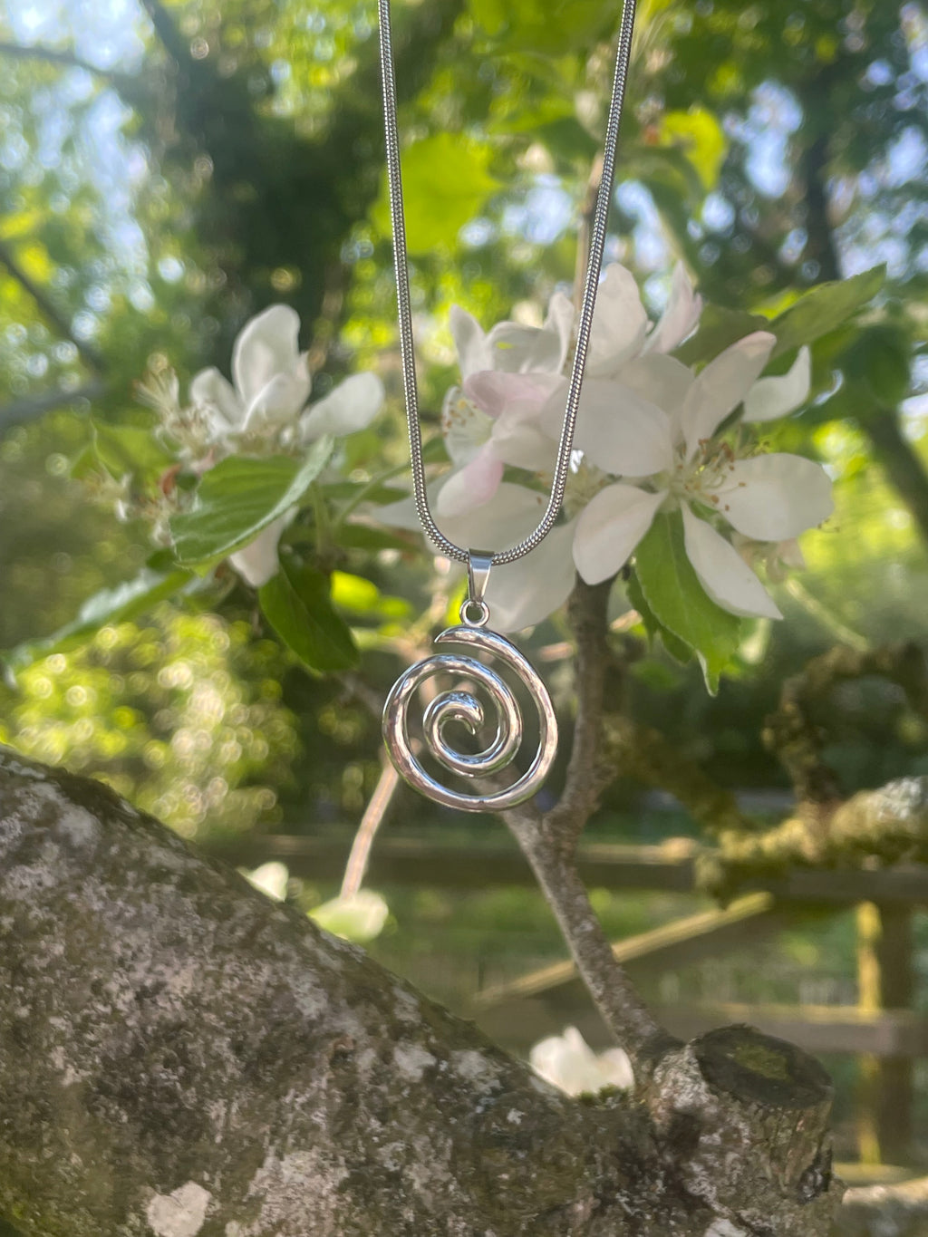 Handmade Celtic spiral necklace 2